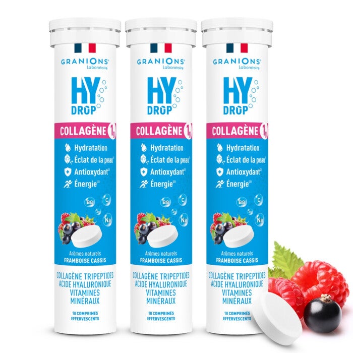 GRANIONS HYDROP – Collagène + Électrolytes 4-en-1