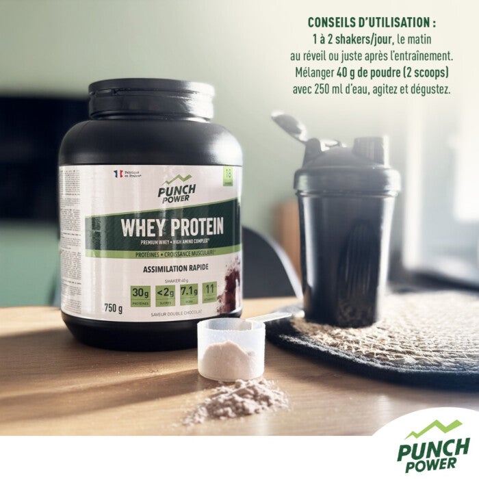 Protéine Whey Punch Power - Saveur Punch - Poudre Pour Sportifs Et Musculation - Neuf Scellé