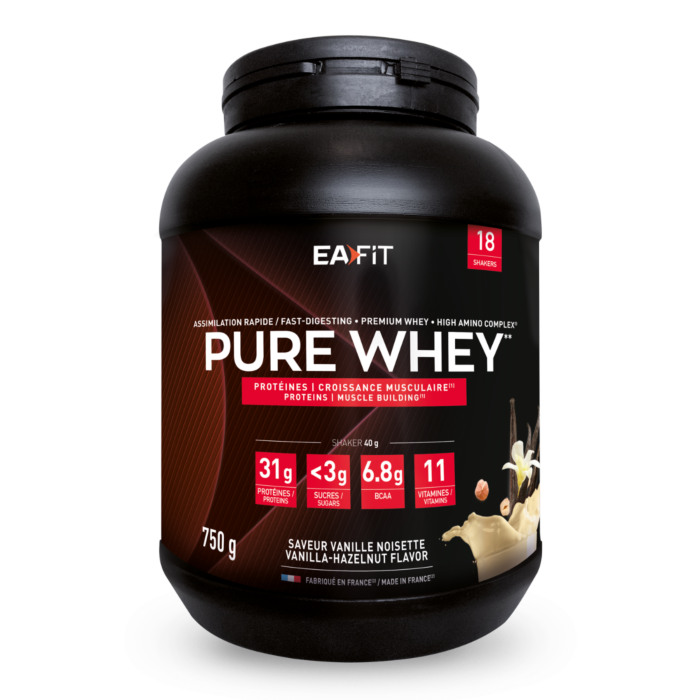 Pure whey - 750g - Vanille Noisette