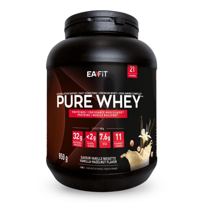 Pure Whey Vanille Noisette - Nouveau format 2023