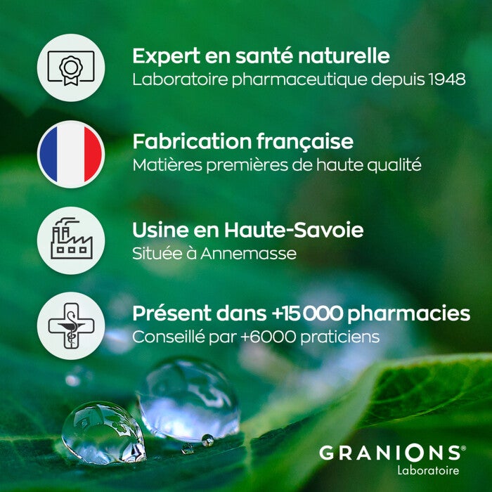Granions Acide Hyaluronique - 60 Gélules Végétales - DLC 04/2026 - Complément Alimentaire