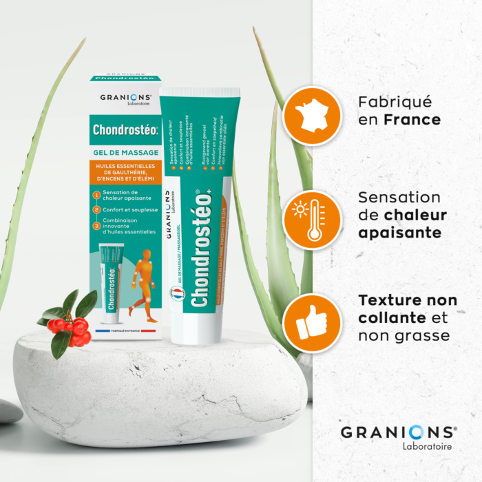 Complément Alimentaire CHONDROSTÉO+ Des Granions - Pour Douleurs Articulaires - 3 Boîtes De 90 Comprimés