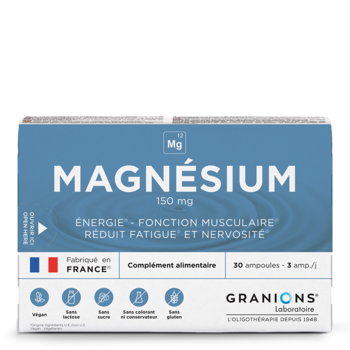 Magnésium 150 mg face