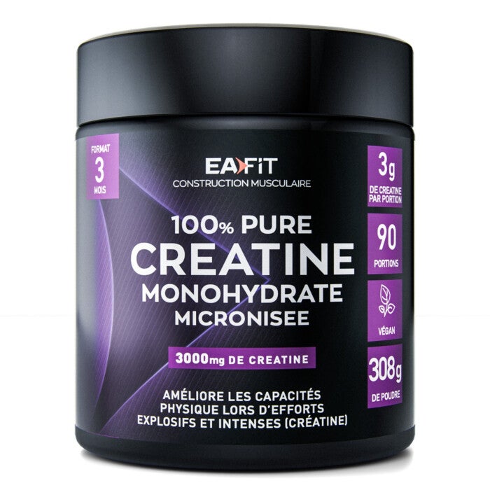 EA FIT 100% pure créatine 308g en poudre EA FIT 100% pure créatine 308g en poudre