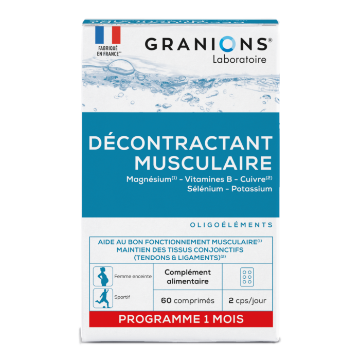 Granions décontractant musculaire comprimés