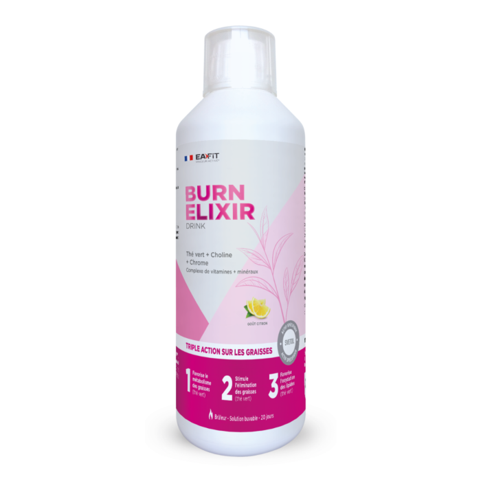 EAFIT Burn Elixir Drink 500 ml : brûle les graisses et élimine l'eau en excès dans les tissus EAFIT Burn Elixir Drink 500 ml : brûle les graisses et élimine l'eau en excès dans les tissus