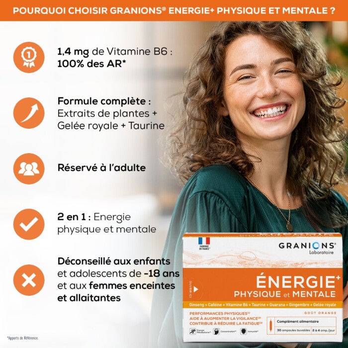 Energy It Works - Poudre énergisante Citron-lime, Vitamine B6, Chrome, Sachets Individuels