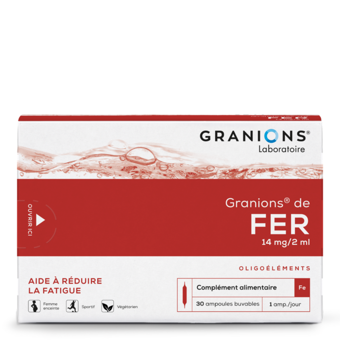 Granions de Fer 
Aide à réduire la fatigue