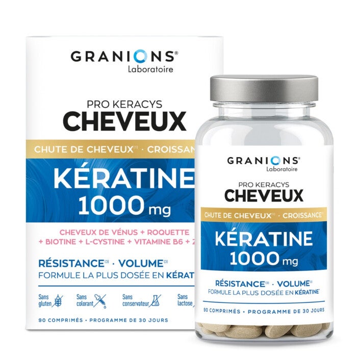 Kératine 1000mg - Hautement dosé