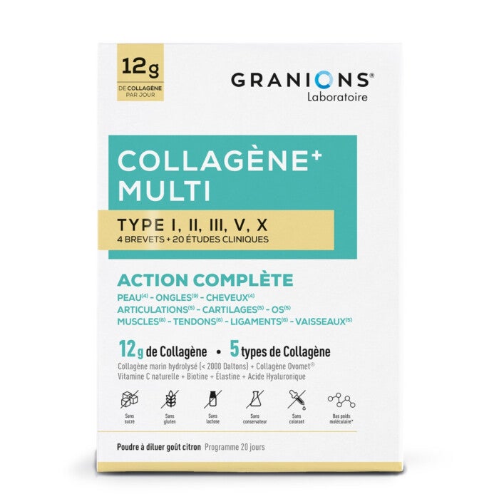 Collagène+ Multi type I, II, III, V, X - Poudre