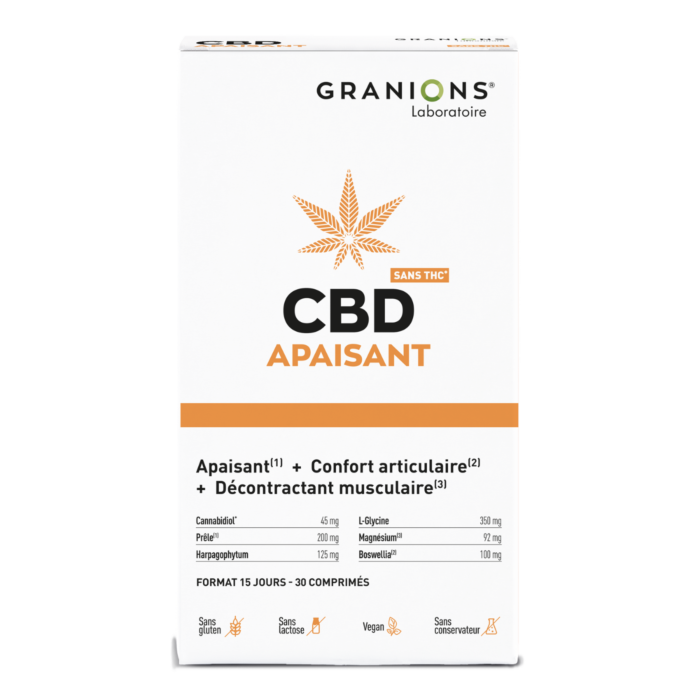 Comprimés CBD Apaisant les articulations