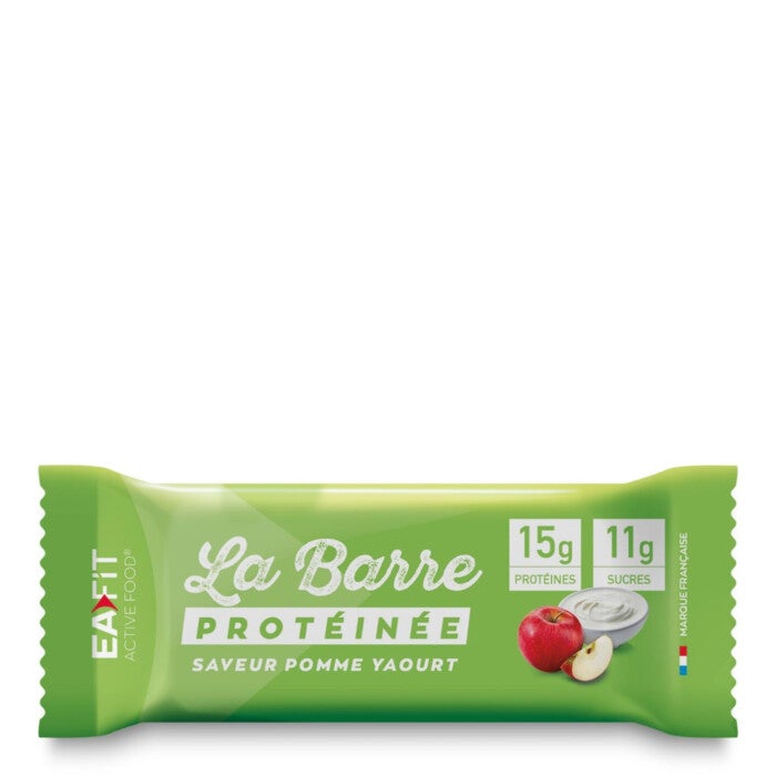 EAFIT La barre Protéinée saveur Pomme Yaourt - 33 % de protéines ! EAFIT La barre Protéinée saveur Pomme Yaourt - 33 % de protéines !