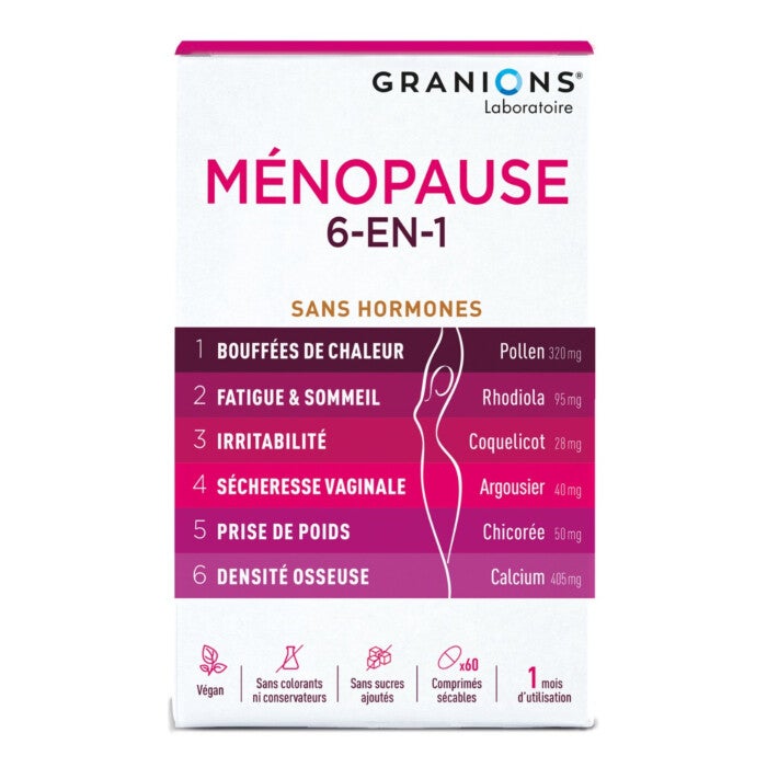 GRANIONS - Ménopause 6-en-1