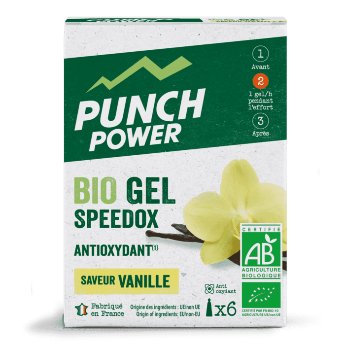 Punch Power SpeedOx - Etui de 6 topettes - Saveur Vanille - Antioxydant - Anti-crampes