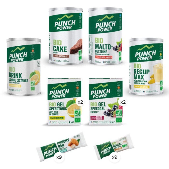 Pack produits énergétiques performance Punch Power