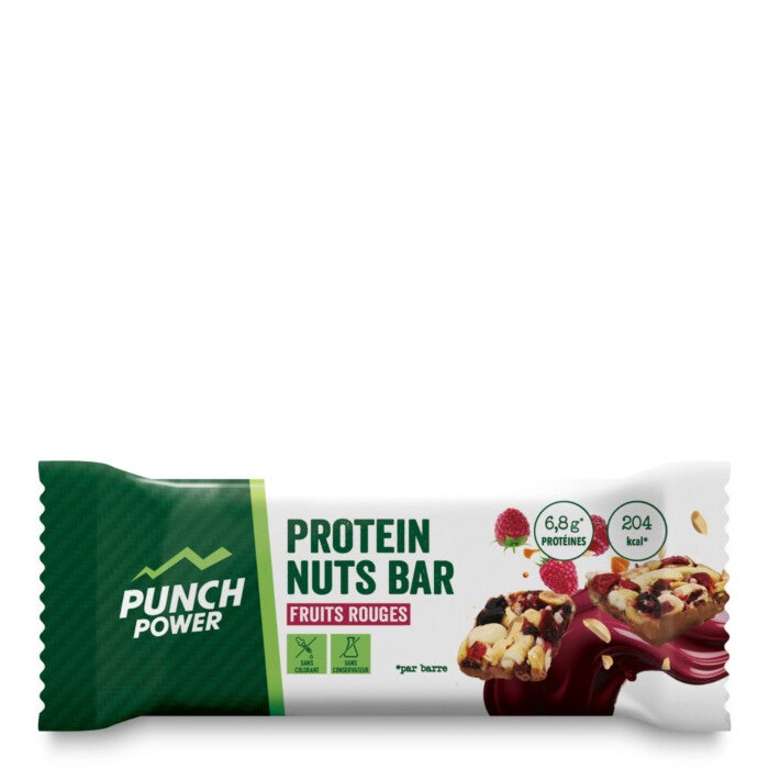Punch Power - Barre protéinée noix & fruits rouges 
