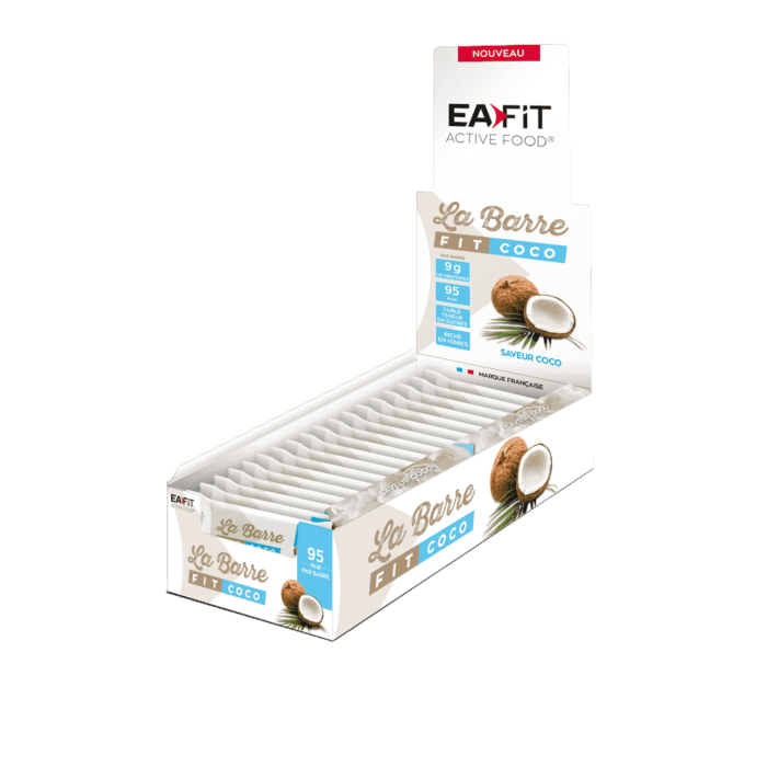 EAFIT Barre Fit noix de coco boite présentoir de 32 barres