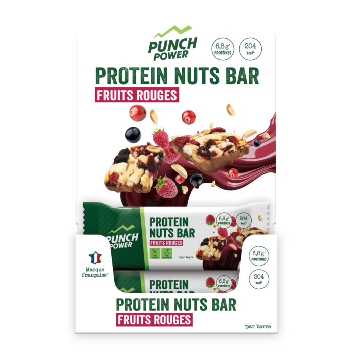 Punch Power - Barre protéinée noix & fruits rouges 