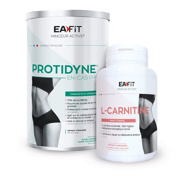 Pack minceur énergie 
Protidyne Chocolat L Carnitine
Optimisez vos séances de sport