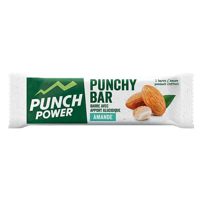 Barre énergétique Punch Power - Punchybar saveur Amande - Texture moelleuse, ne colle pas aux doigts.