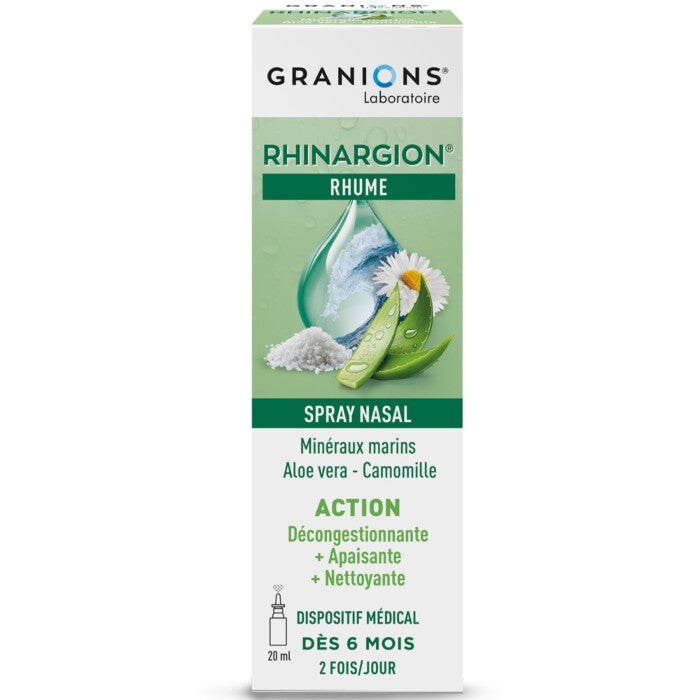 GRANIONS Rhinargion - Spray nasal décongestionnant et apaisant
