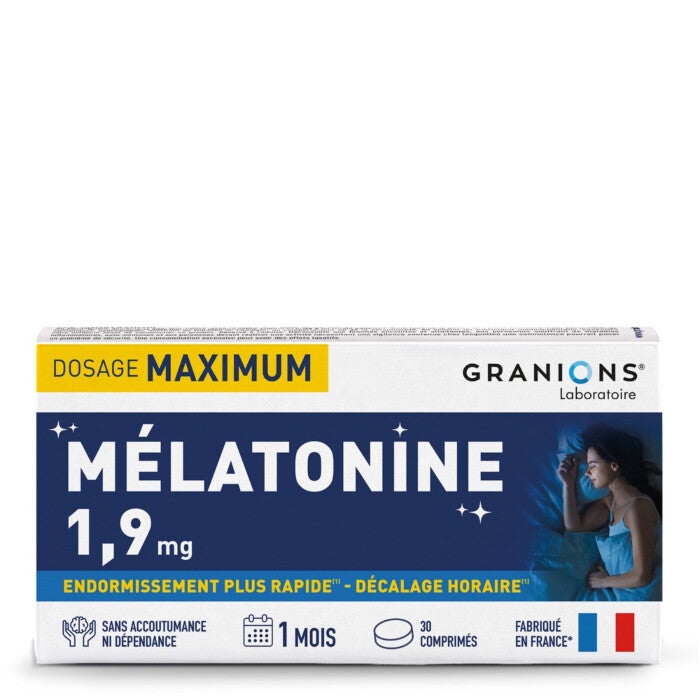 GRANIONS Mélatonine 1,9 mg GRANIONS Mélatonine 1,9 mg
