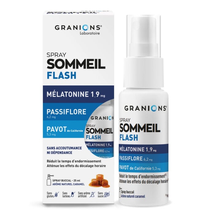Spray mélatonine pour le sommeil