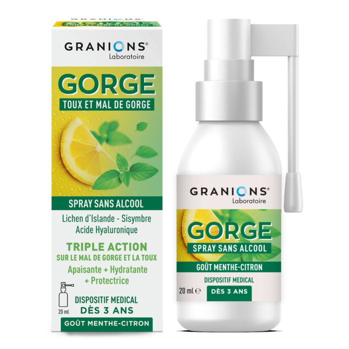 Granions Spray Gorge Toux et mal de gorge