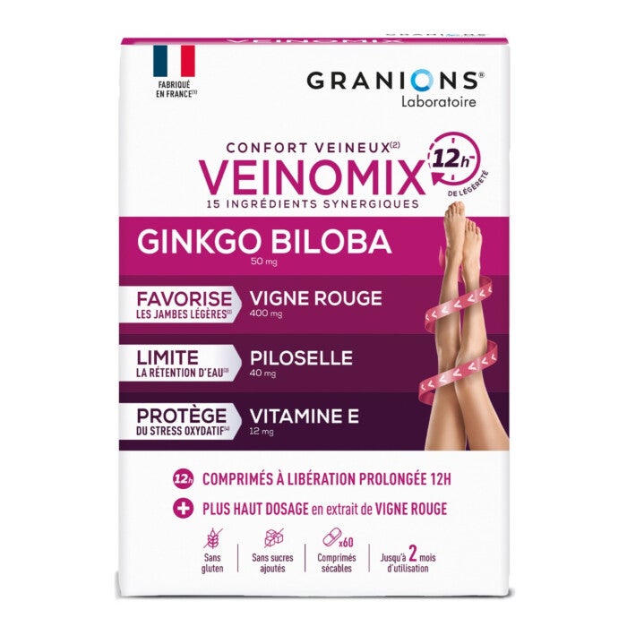 Granions Veinomix
Confort veineux Granions Veinomix
Confort veineux
