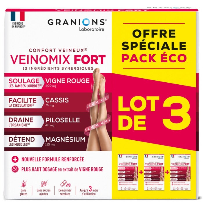 Granions - VEINOMIX FORT - 3 mois