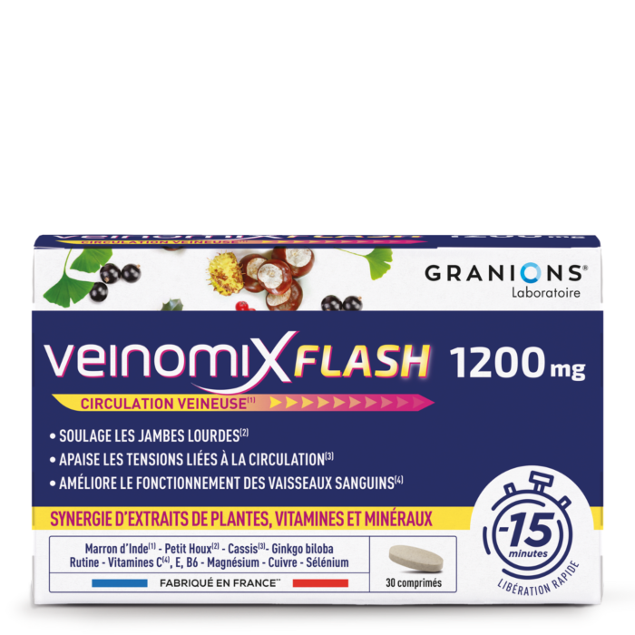Veinomix flash 1200 mg - face Veinomix flash 1200 mg - face
