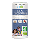 Kid Bio Calme Concentration - Solution Buvable aux Plantes - Goût Fraise Cassis - 125 ml — Granions