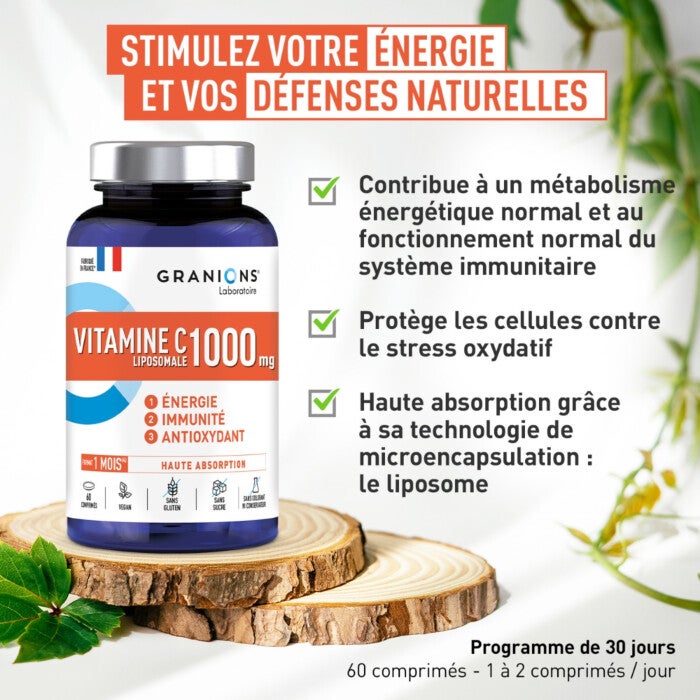 Les bienfaits de la Vitamine c - Liposomale 1000 mg 