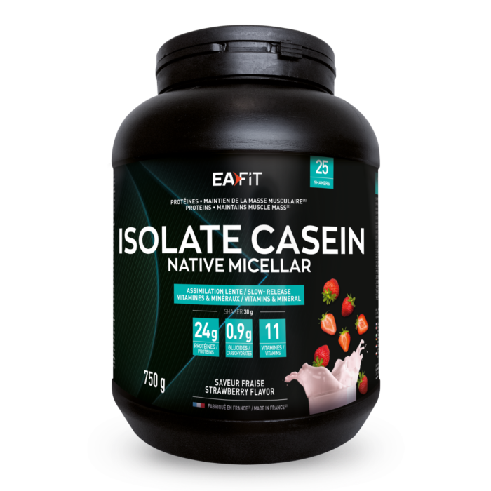 Isolate Casein Native Fraise : séchez en gourmandise !