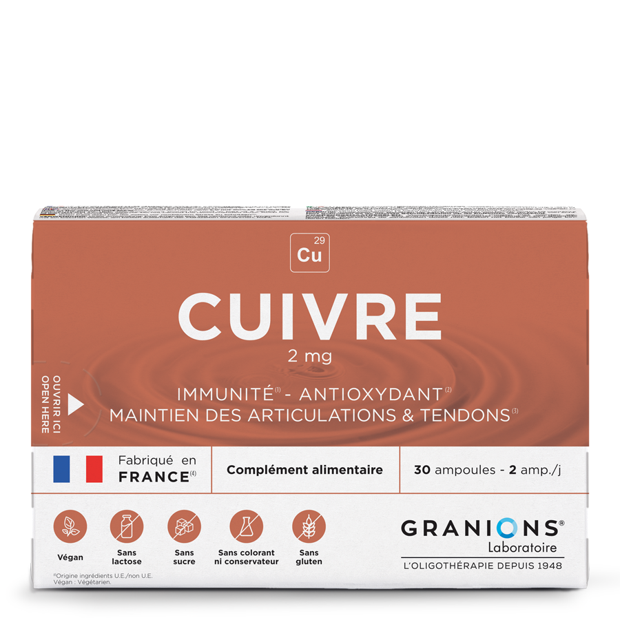 Granions Femme Cuivre 2 Mg 30 Ampoules - Image 3