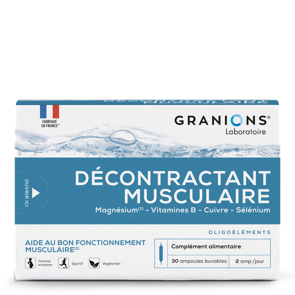 Granions - Ea Pharma Ea Pharma Granions Décontractant Musculaire (30 X 2 Ml) - Image 4