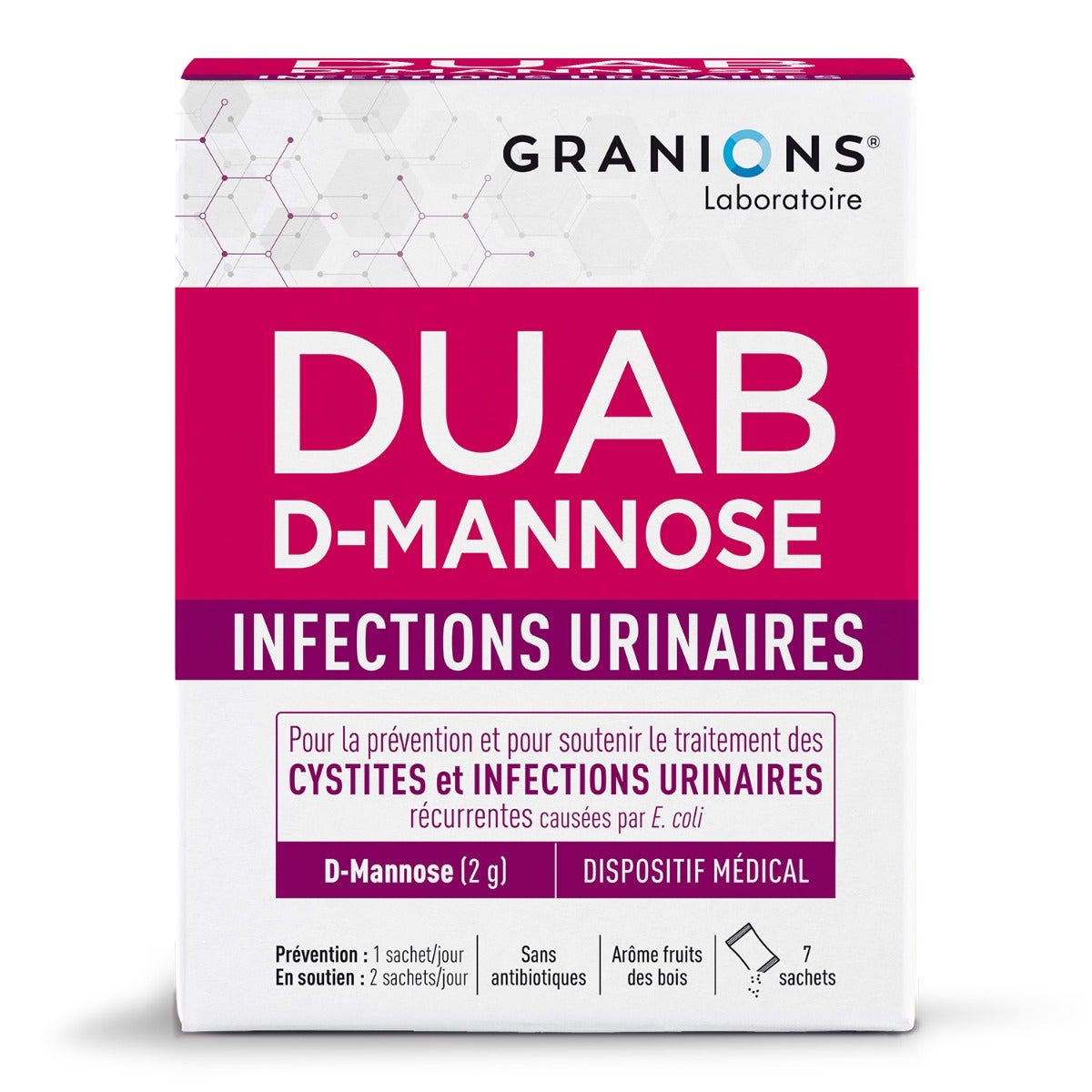 Granions Duab D-Mannose Infections Urinaires 7 Sachets - Image 4