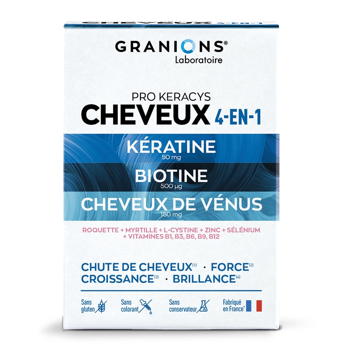 Granions Pro Keracys Cheveux 4 En 1 - 90 Comprimés