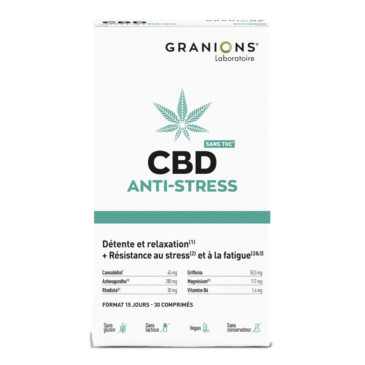 Comprimés CBD Anti-stress