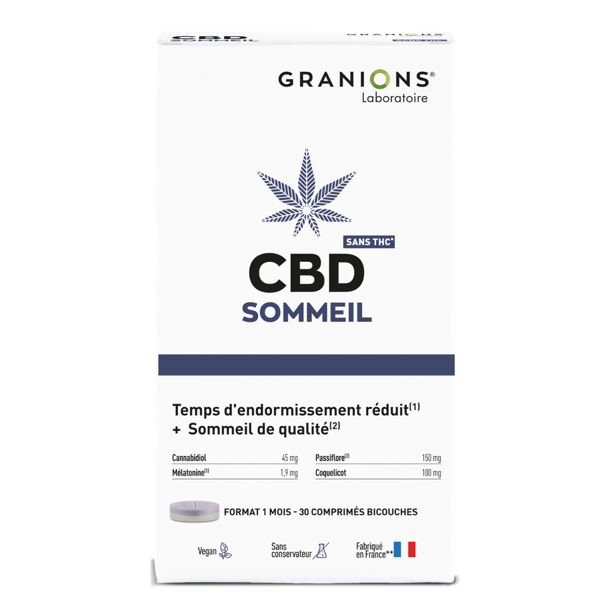 Comprimés CBD Sommeil