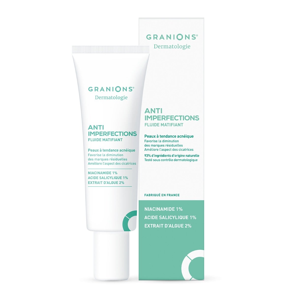 Granions Fluide Matifiant Anti Imperfections - 40 Ml
