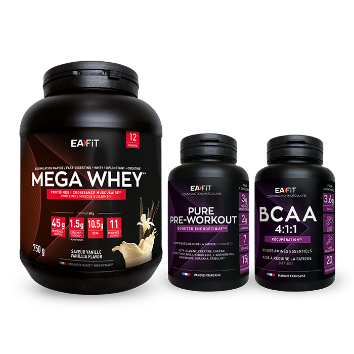 Pack Booster & Croissance Musculaire Vanille