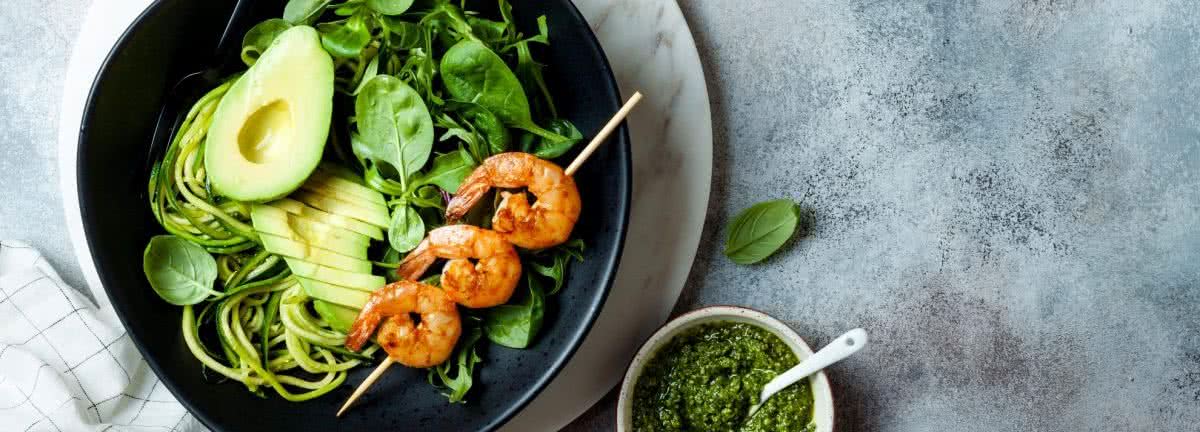 Un exemple de plat low carb, keto