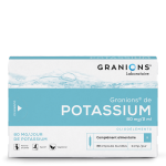 Granions de Potassium 30 ampoules - Aide &agrave; lutter contre les crampes