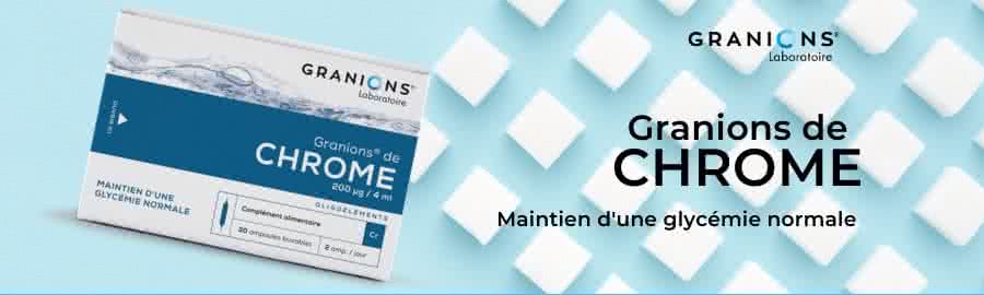 Granions de Chrome et maintien de la glyc&eacute;mie
