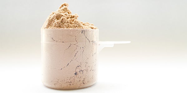 Scoop de proteine en poudre