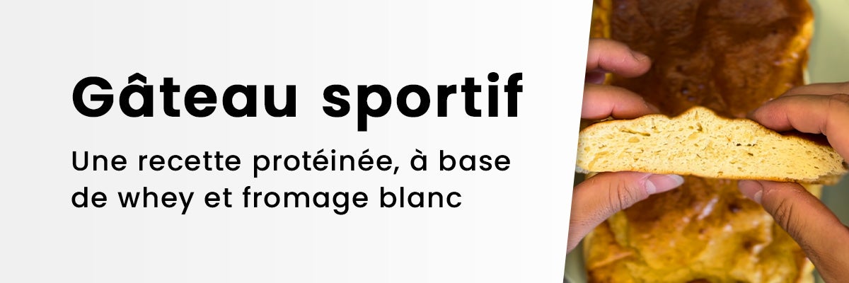 Recette de gâteau proteine à la whey