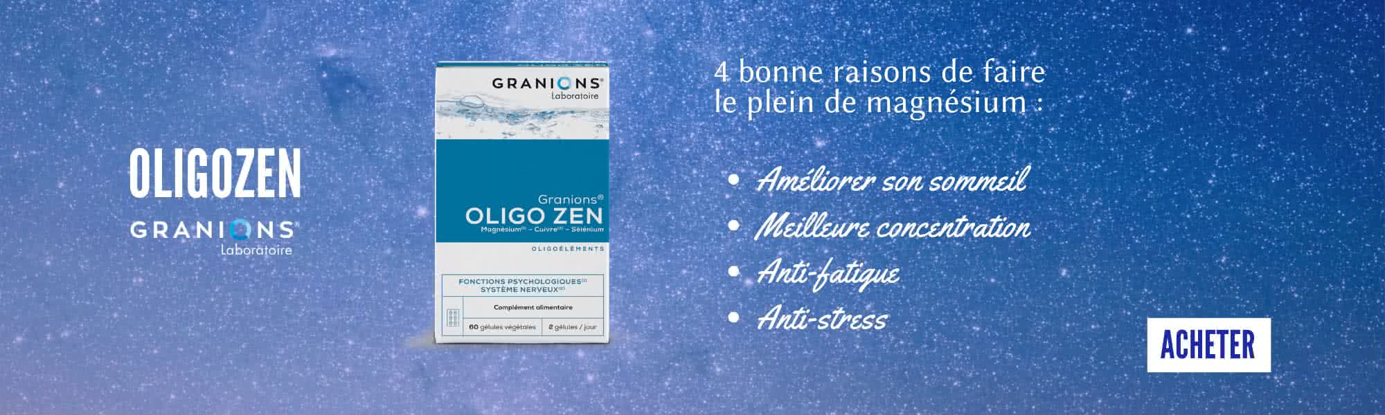 oligozen Granions pour faire le plein de magn&eacute;sium pendant les r&eacute;visions