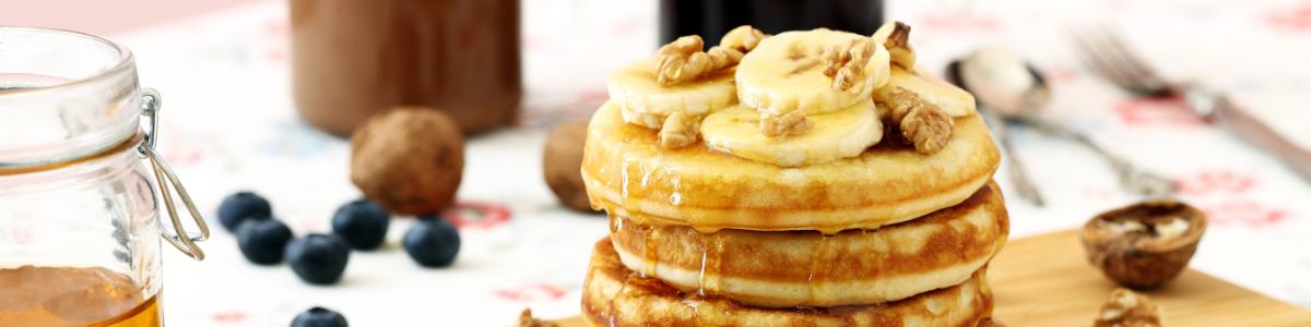 Pancakes prot&eacute;in&eacute;s banane