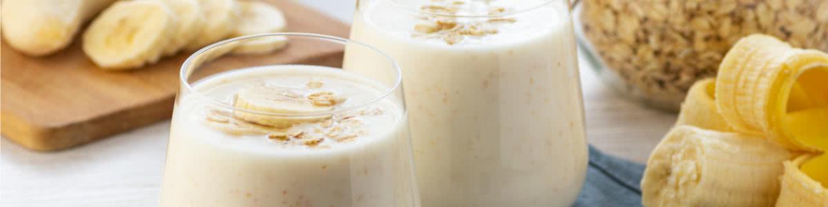 Recette smoothie sportif prot&eacute;ine banane
